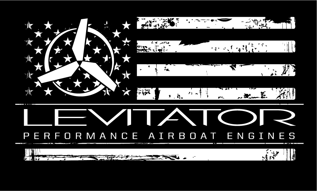 Levitator Horizontal Flag Black