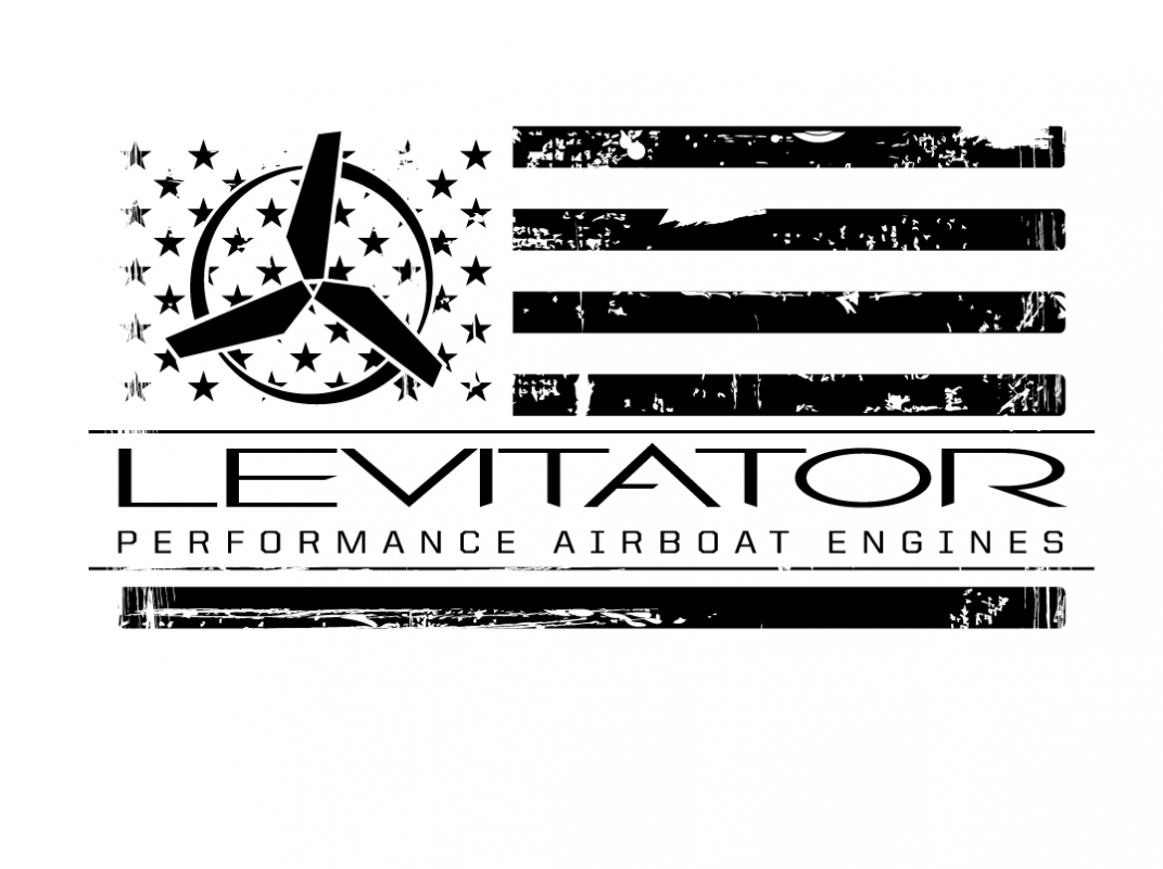 Levitator Horizontal Flag White
