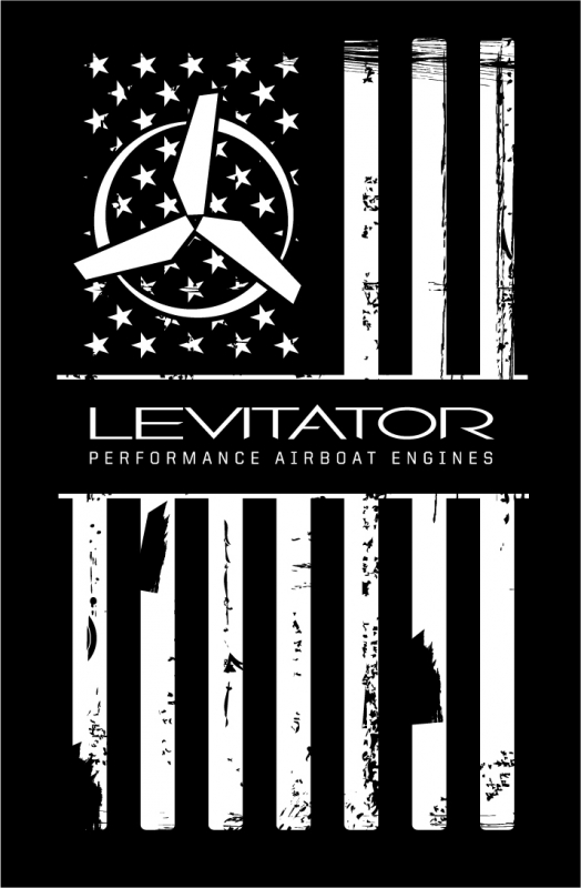 Levitator Vertical Flag Black